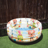 Maxbell Inflatable Pool for Kids Round Child Paddling Pool for Beach Outdoor Yard