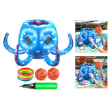 Maxbell Inflatable Pool Octopus Toys Summer Toys Rings Toss for Outdoor Indoor Party