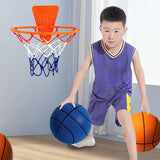 Maxbell Silent Basketball with Hoop for Various Indoor Activities Bouncing Ball