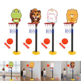 Maxbell Kids Basketball Hoop Indoor and Outdoor Multifunction Cartoon for Boys Girls frog