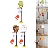 Maxbell Kids Basketball Hoop Indoor and Outdoor Multifunction Cartoon for Boys Girls frog