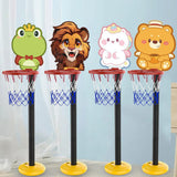 Maxbell Kids Basketball Hoop Indoor and Outdoor Multifunction Cartoon for Boys Girls frog