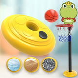 Maxbell Kids Basketball Hoop Indoor and Outdoor Multifunction Cartoon for Boys Girls frog