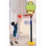 Maxbell Kids Basketball Hoop Indoor and Outdoor Multifunction Cartoon for Boys Girls frog