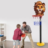 Maxbell Kids Basketball Hoop Indoor and Outdoor Multifunction Cartoon for Boys Girls frog