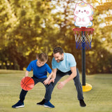 Maxbell Kids Basketball Hoop Indoor and Outdoor Multifunction Cartoon for Boys Girls frog