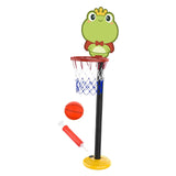 Maxbell Kids Basketball Hoop Indoor and Outdoor Multifunction Cartoon for Boys Girls frog