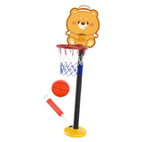 Maxbell Kids Basketball Hoop Indoor and Outdoor Multifunction Cartoon for Boys Girls bear