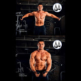 Maxbell Grip Attachments Heavy Duty for Rowing Exercise Pulley System Weight Lifting