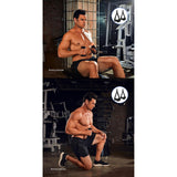 Maxbell Grip Attachments Heavy Duty for Rowing Exercise Pulley System Weight Lifting