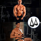 Maxbell Grip Attachments Heavy Duty for Rowing Exercise Pulley System Weight Lifting