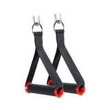 Maxbell Attachment Grips Exercise Handles for Pilates Strength Training Home Gym Use Red