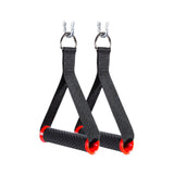 Maxbell Attachment Grips Exercise Handles for Pilates Strength Training Home Gym Use Red