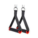 Maxbell Attachment Grips Exercise Handles for Pilates Strength Training Home Gym Use Red