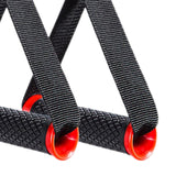 Maxbell Attachment Grips Exercise Handles for Pilates Strength Training Home Gym Use Red