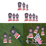 Maxbell Golf Wood Headcovers Soft Golf Club Head Covers for Outdoor Sports Men Women 1 3 UT