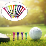 Maxbell 10x Golf Tees Outdoor Golf Accessories Practice for Golfer Beginners Players 70mm