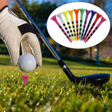 Maxbell 10x Golf Tees Outdoor Golf Accessories Practice for Golfer Beginners Players 70mm