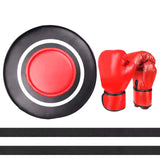 Maxbell Wall Mounted Punching Pad Adults Boxing Wall Target for Exercise Gym Workout Red Adult Gloves