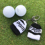 Maxbell Knitted Golf Ball Cover Accessories Portable Fashion Women Men Golf Ball Bag