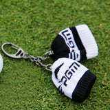 Maxbell Knitted Golf Ball Cover Accessories Portable Fashion Women Men Golf Ball Bag