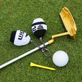 Maxbell Knitted Golf Ball Cover Accessories Portable Fashion Women Men Golf Ball Bag