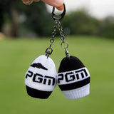 Maxbell Knitted Golf Ball Cover Accessories Portable Fashion Women Men Golf Ball Bag