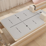Maxbell Pilates Reformer Mat Towel Sweat Absorbing Portable Pilate Training Yoga Pad Body Position Line
