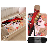 Maxbell Pilates Reformer Mat Towel Sweat Absorbing Portable Pilate Training Yoga Pad Peking Opera Hua Dan