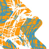 Maxbell Pilates Reformer Mat Soft Exercise Mat Meditation Pad Pilates Reformer Cover Blue and Orange