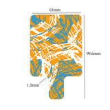 Maxbell Pilates Reformer Mat Soft Exercise Mat Meditation Pad Pilates Reformer Cover Blue and Orange