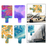 Maxbell Pilates Reformer Mat Soft Exercise Mat Meditation Pad Pilates Reformer Cover Blue and Orange