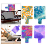 Maxbell Pilates Reformer Mat Soft Exercise Mat Meditation Pad Pilates Reformer Cover Blue and Orange