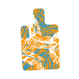 Maxbell Pilates Reformer Mat Soft Exercise Mat Meditation Pad Pilates Reformer Cover Blue and Orange