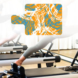 Maxbell Pilates Reformer Mat Soft Exercise Mat Meditation Pad Pilates Reformer Cover Blue and Orange