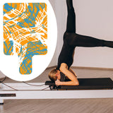 Maxbell Pilates Reformer Mat Soft Exercise Mat Meditation Pad Pilates Reformer Cover Blue and Orange