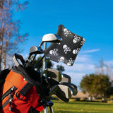 Maxbell Golf Club Cover Golf Putter Cap Protector Sleeve Wrap Golf Putter Head Cover Black Square