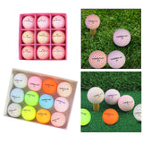 Maxbell Maxbell Golf Balls Kids Golf Practice Balls for Play or Practice Yard Indoor Outdoor 9Pcs