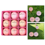 Maxbell Maxbell Golf Balls Kids Golf Practice Balls for Play or Practice Yard Indoor Outdoor 9Pcs