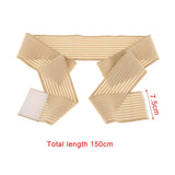 Breast Compression Band Breast Compression Support Wrap for Gym Jumping Rope Beige