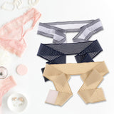 Breast Compression Band Breast Compression Support Wrap for Gym Jumping Rope Beige