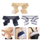 Breast Compression Band Breast Compression Support Wrap for Gym Jumping Rope Beige