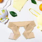 Breast Compression Band Breast Compression Support Wrap for Gym Jumping Rope Beige