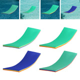 Maxbell Maxbell Water Float Mat 3 Layer Water Blanket Floats Mattress for Boating Lake River Yellow Green Blue
