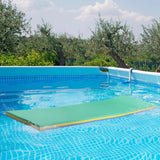 Maxbell Maxbell Water Float Mat 3 Layer Water Blanket Floats Mattress for Boating Lake River Yellow Green Blue