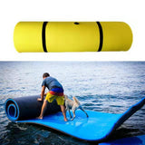 Maxbell Maxbell Water Float Mat 3 Layer Water Blanket Floats Mattress for Boating Lake River Yellow Green Blue