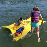 Maxbell Maxbell Water Float Mat 3 Layer Water Blanket Floats Mattress for Boating Lake River Yellow Green Blue