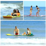 Maxbell Maxbell Water Float Mat 3 Layer Water Blanket Floats Mattress for Boating Lake River Yellow Green Blue