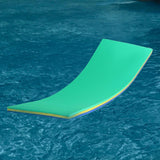 Maxbell Maxbell Water Float Mat 3 Layer Water Blanket Floats Mattress for Boating Lake River Yellow Green Blue