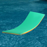 Maxbell Maxbell Water Float Mat 3 Layer Water Blanket Floats Mattress for Boating Lake River Yellow Green Orange
